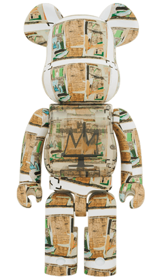 BE@RBRICK Jean-Michel Basquiat "King Pleasure" 1000％ collectible
