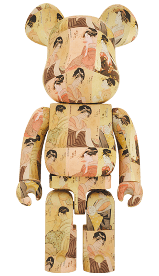 The British Museum BE@RBRICK KITAGAWA UTAMARO “Tōji zensei bijin-zoroi" 1000% collectible