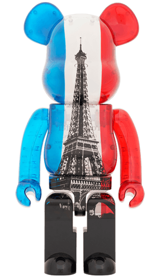 EIFFEL TOWER Tricolor Ver. BE@RBRICK 1000％ collectible