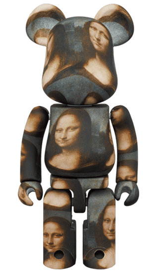 超合金 BE@RBRICK LEONARD DE VINCI Mona Lisa collectible
