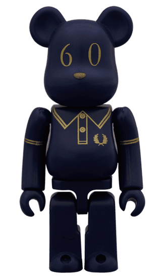 FRED PERRY 60th Anniversary BE@RBRICK collectible