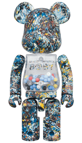 超合金 MY FIRST BE@RBRICK Jackson Pollock Studio Ver. collectible