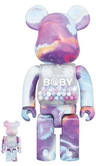 MY FIRST BE@RBRICK B@BY MARBLE Ver. 100％ & 400％ collectible