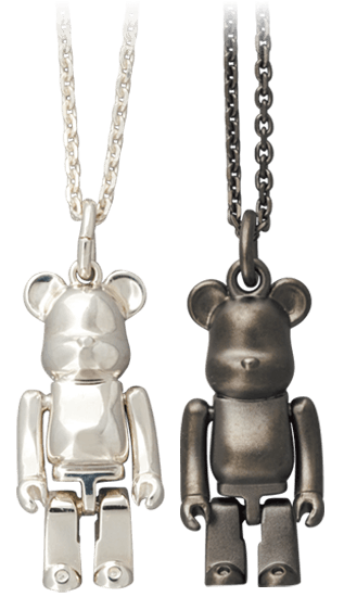 IVXLCDM × BE@RBRICK チャームネックレス(SILVER／BLACK) collectible