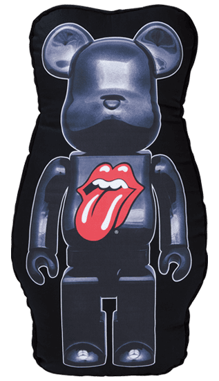 MLE "The Rolling Stones" BE@RBRICK DIE CUT CUSHION "The Rolling Stones" collectible