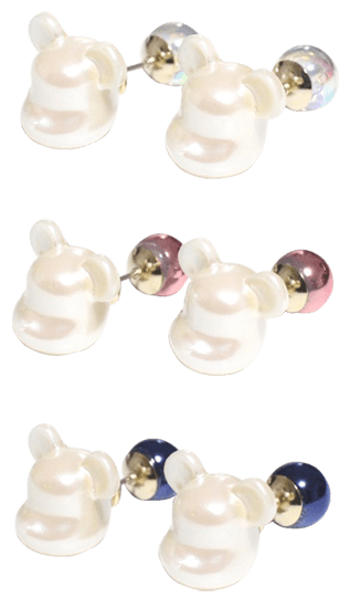 dix × BE@RBRICK / PEARL BE@RBRICK CANDY PIERCE CRYSTAL/PINK/BLUE collectible
