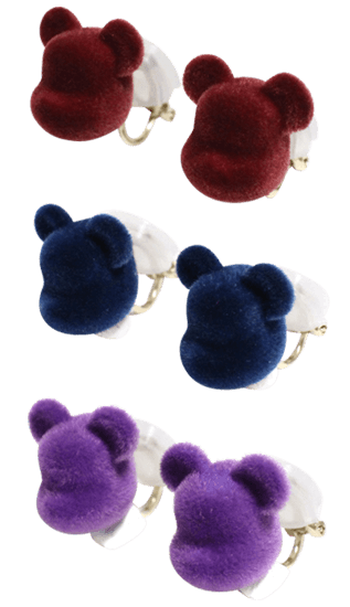 dix × BE@RBRICK / VELVET BE@RBRICK EARRING collectible