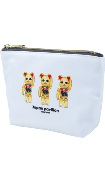 大阪・関西万博 BE@RBRICK グッズ BE@RBRICK マチ付きポーチ(maneki-neko) collectible