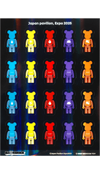 大阪・関西万博 BE@RBRICK グッズ BE@RBRICK グリッターシール(element) collectible