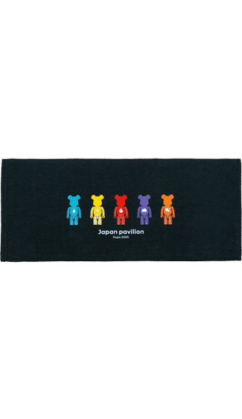 大阪・関西万博 BE@RBRICK グッズ BE@RBRICK フェイスタオル(element) collectible