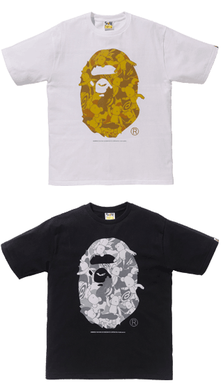 APE HEAD BE@RBRICK TEE collectible