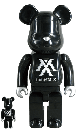 MONSTA X BE@RBRICK 100％ & 400％ Set collectible
