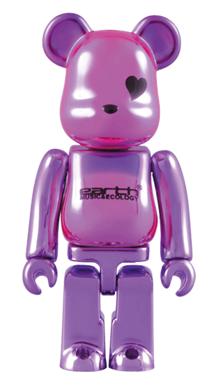 BE@RBRICK atmos × earth music&ecology 100% collectible