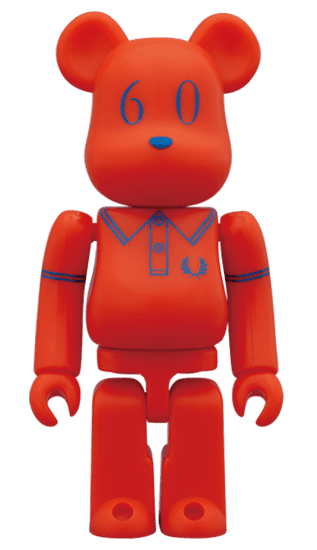 FRED PERRY 60th Anniversary BE@RBRICK BEAMS Ver. collectible