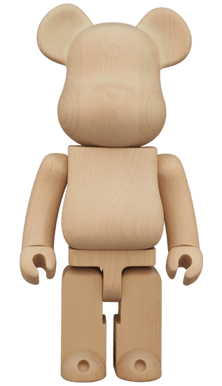 400% カリモク BE@RBRICK GLOW IN THE DARK collectible