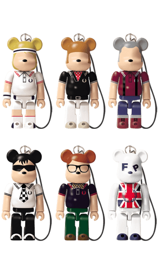 FRED PERRY BE@RBRICK collectible