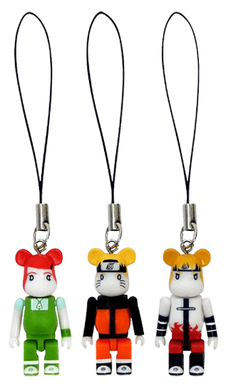 岸本斉史責任監修 限定版NARUTOベアブリックストラップ collectible