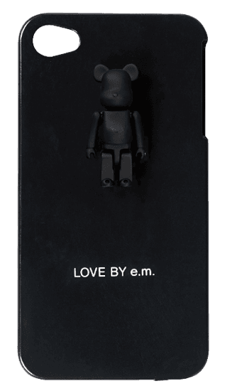 LOVE BY e.m. 50% BE@RBRICK iPhone ケース collectible