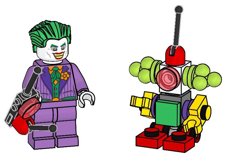The Joker and Robot collectible