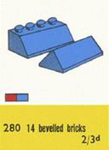 Sloping Roof Bricks, Red collectible