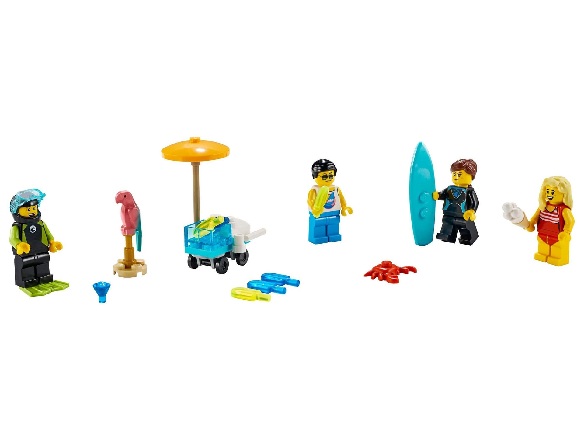 Summer Celebration Minifigure Set collectible