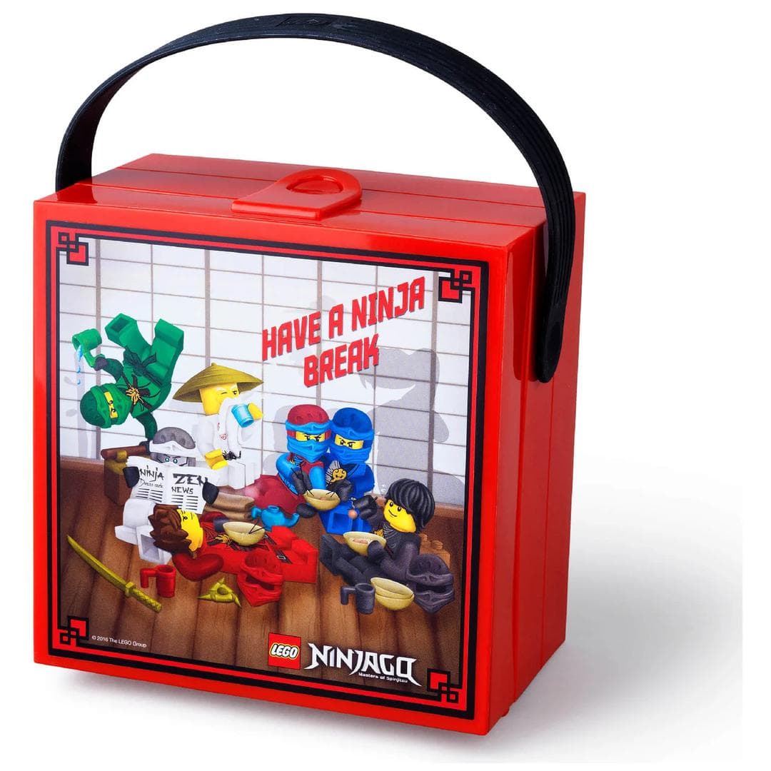 Ninjago Lunch Box with Handle - Red collectible
