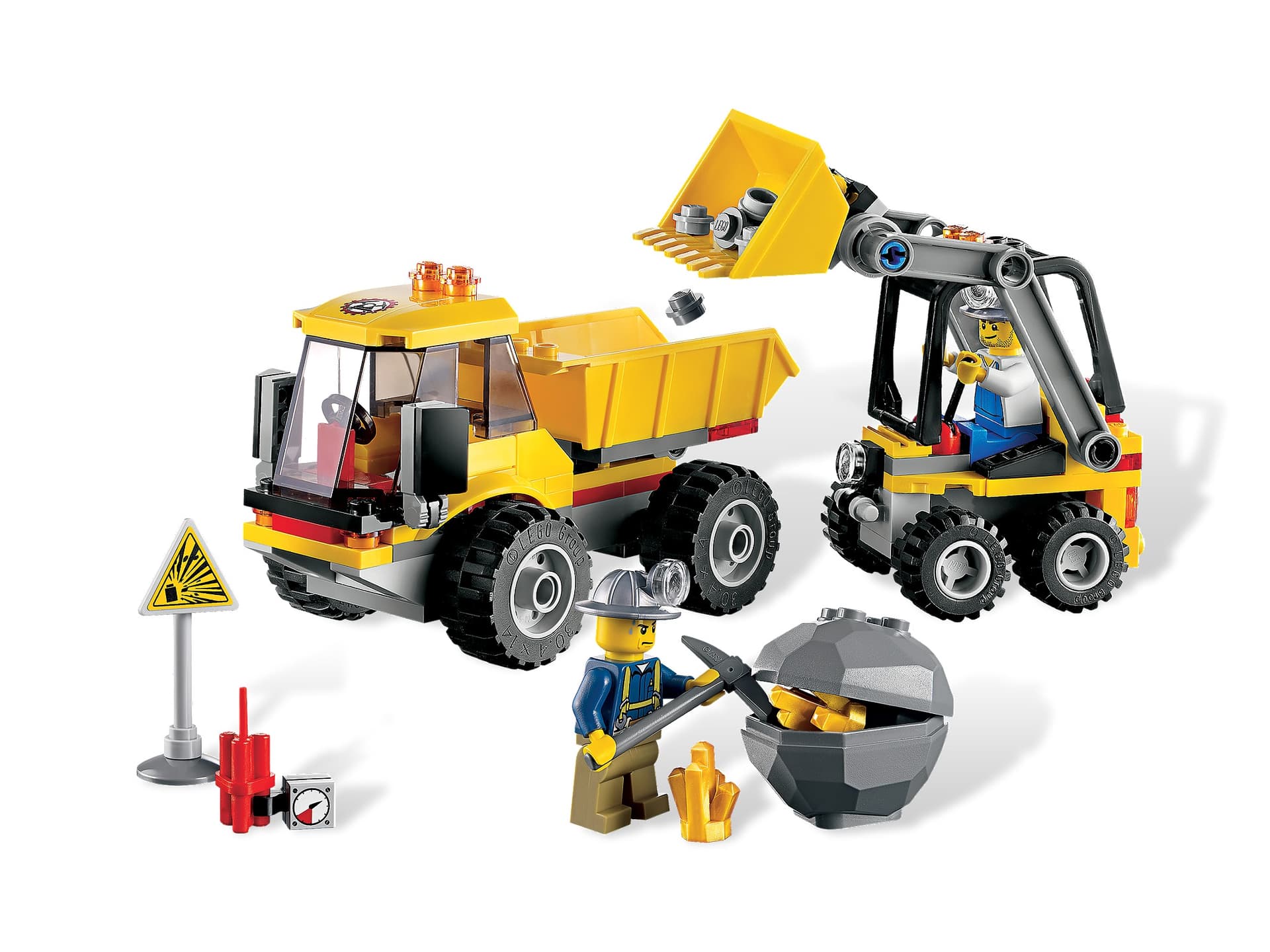 Loader and Dump Truck collectible