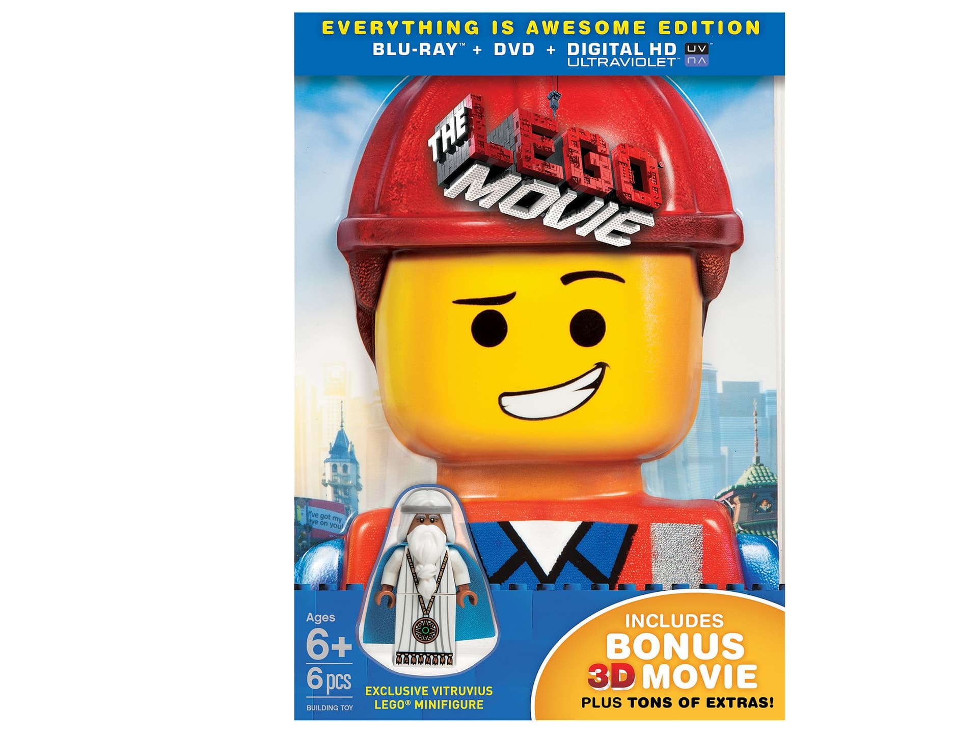 The LEGO Movie: Everything Is Awesome Edition (Blu-Ray + DVD + Digital) collectible