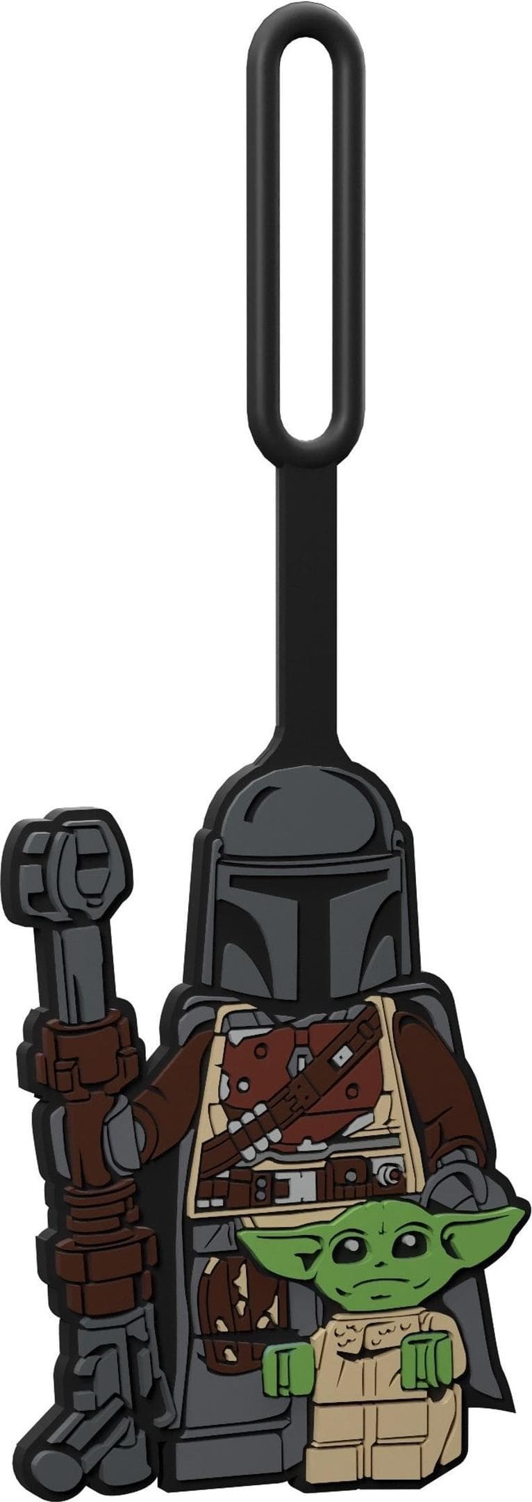 The Mandalorian with The Child Bag Tag collectible