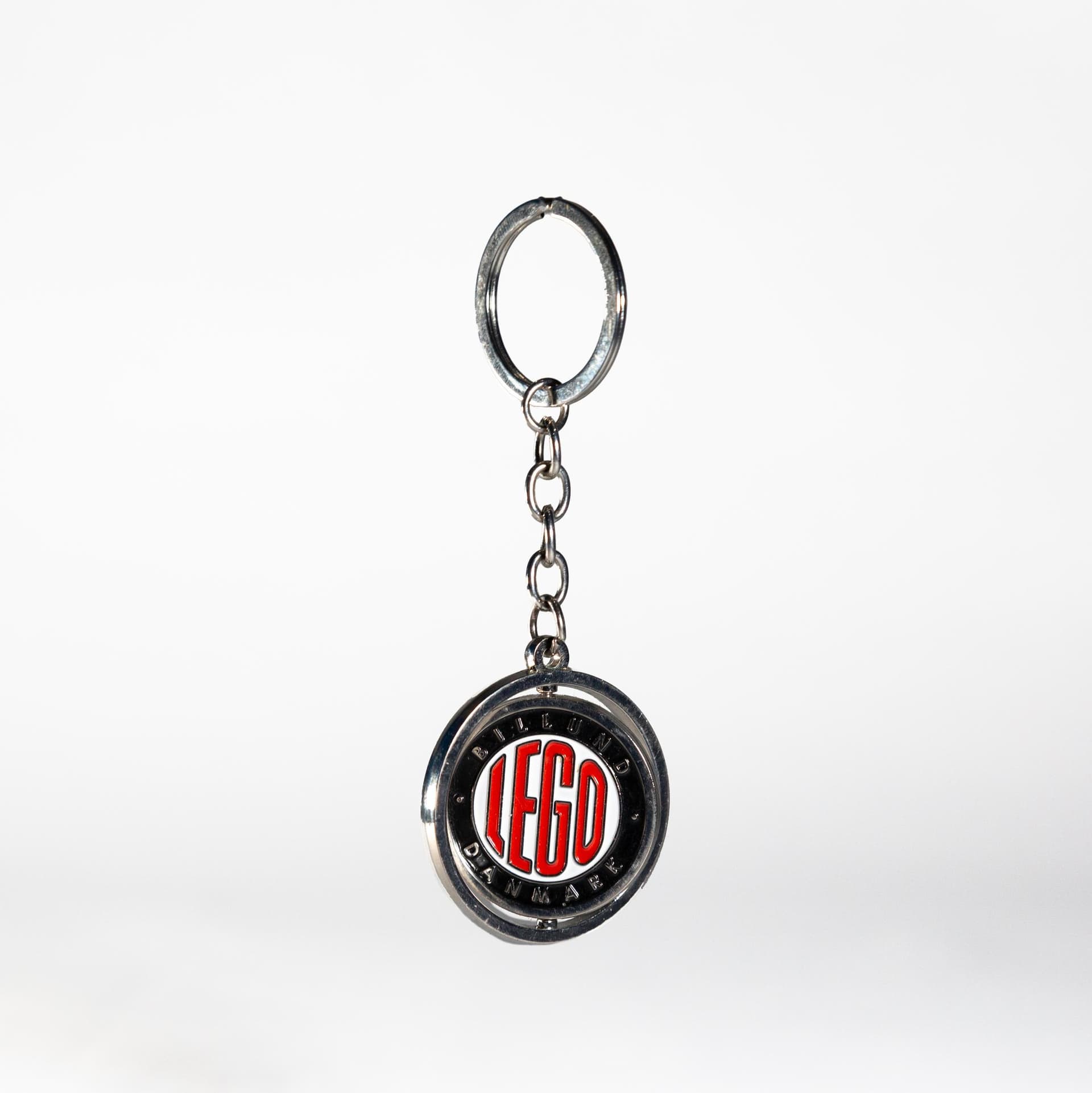 Retro Spinning Key Chain 1950s Logo collectible