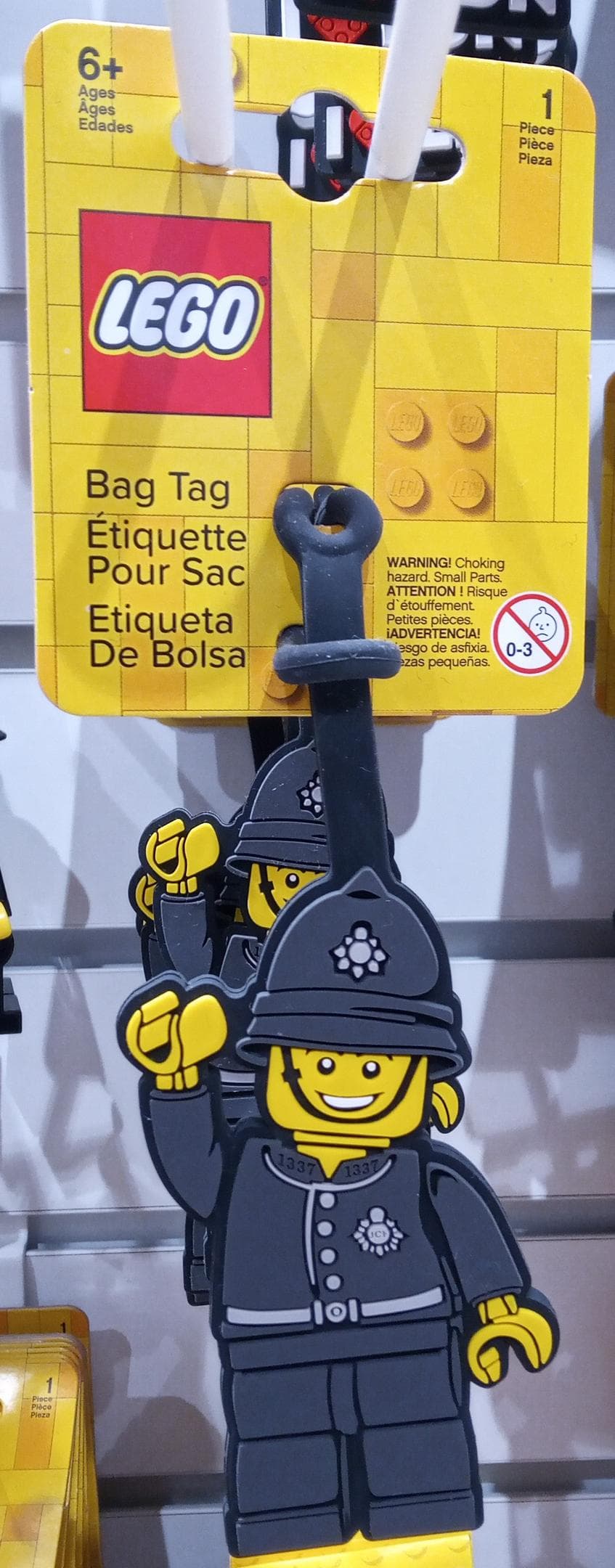 UK Policeman Bag Tag collectible