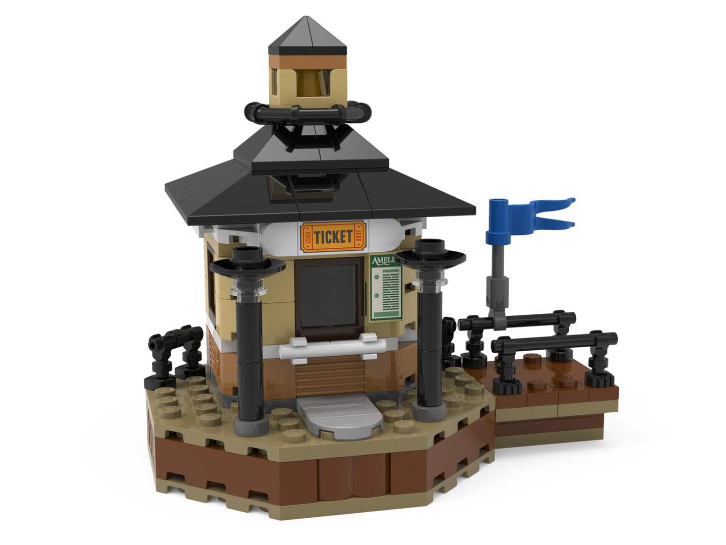 Amelia Ticket Booth collectible