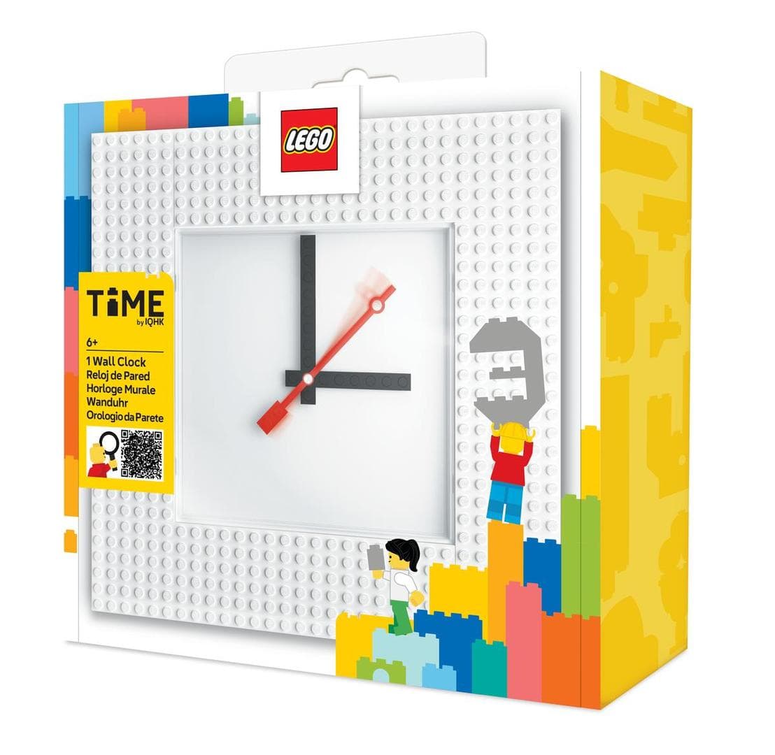 Wall Clock MOC (My Own Creation) - White collectible