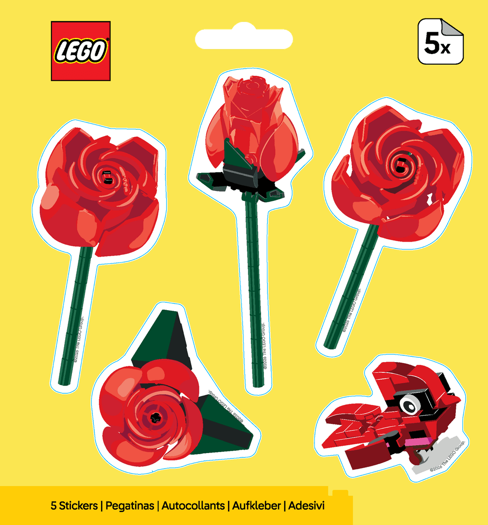 Botanicals Rose Stickers collectible