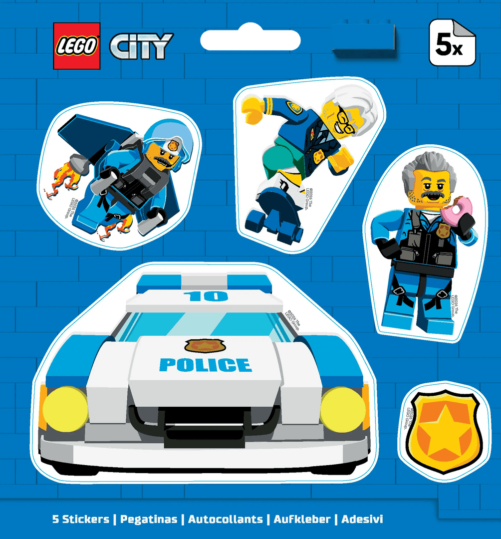 City Police Stickers collectible