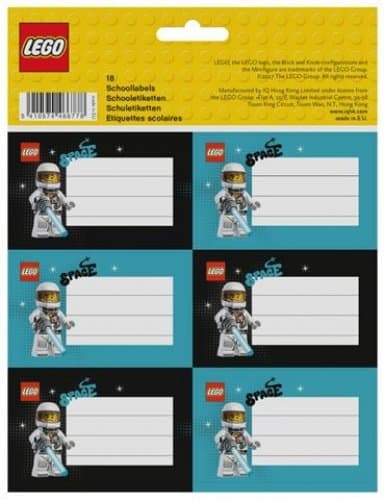 Space School Labels collectible