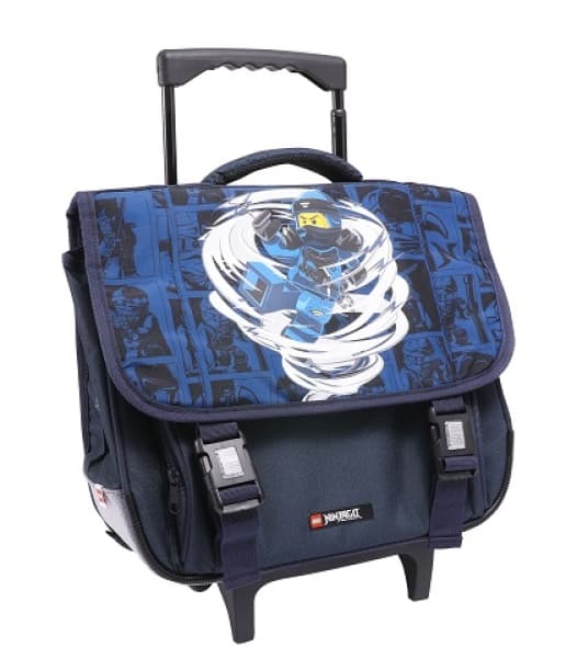 Ninjago Spinjitzu Jay School Bag Trolley collectible