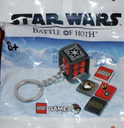 Star Wars: Battle of Hoth Die Key Chain collectible