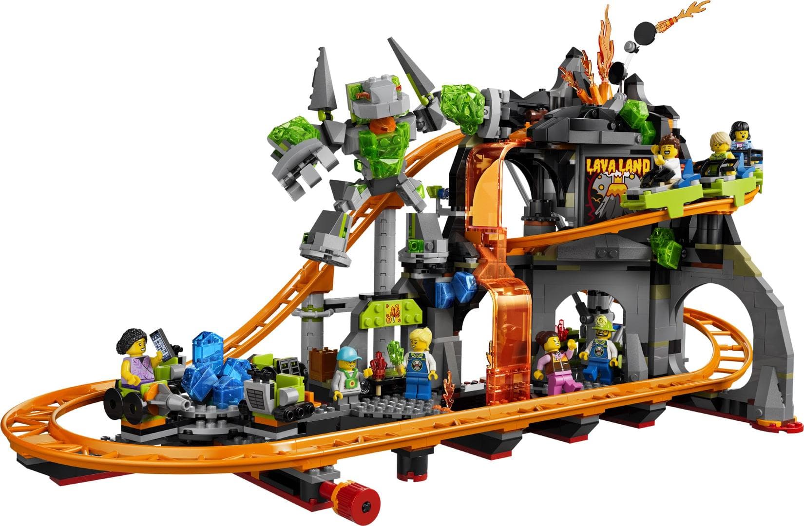 Lava Land Roller Coaster Park collectible