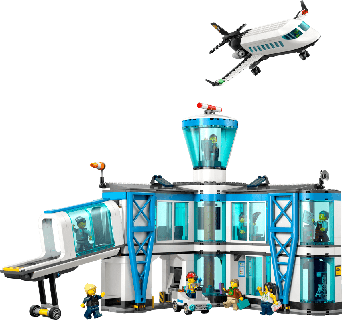 Airport with Airplane collectible