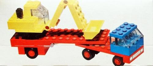 Low-Loader with Excavator collectible