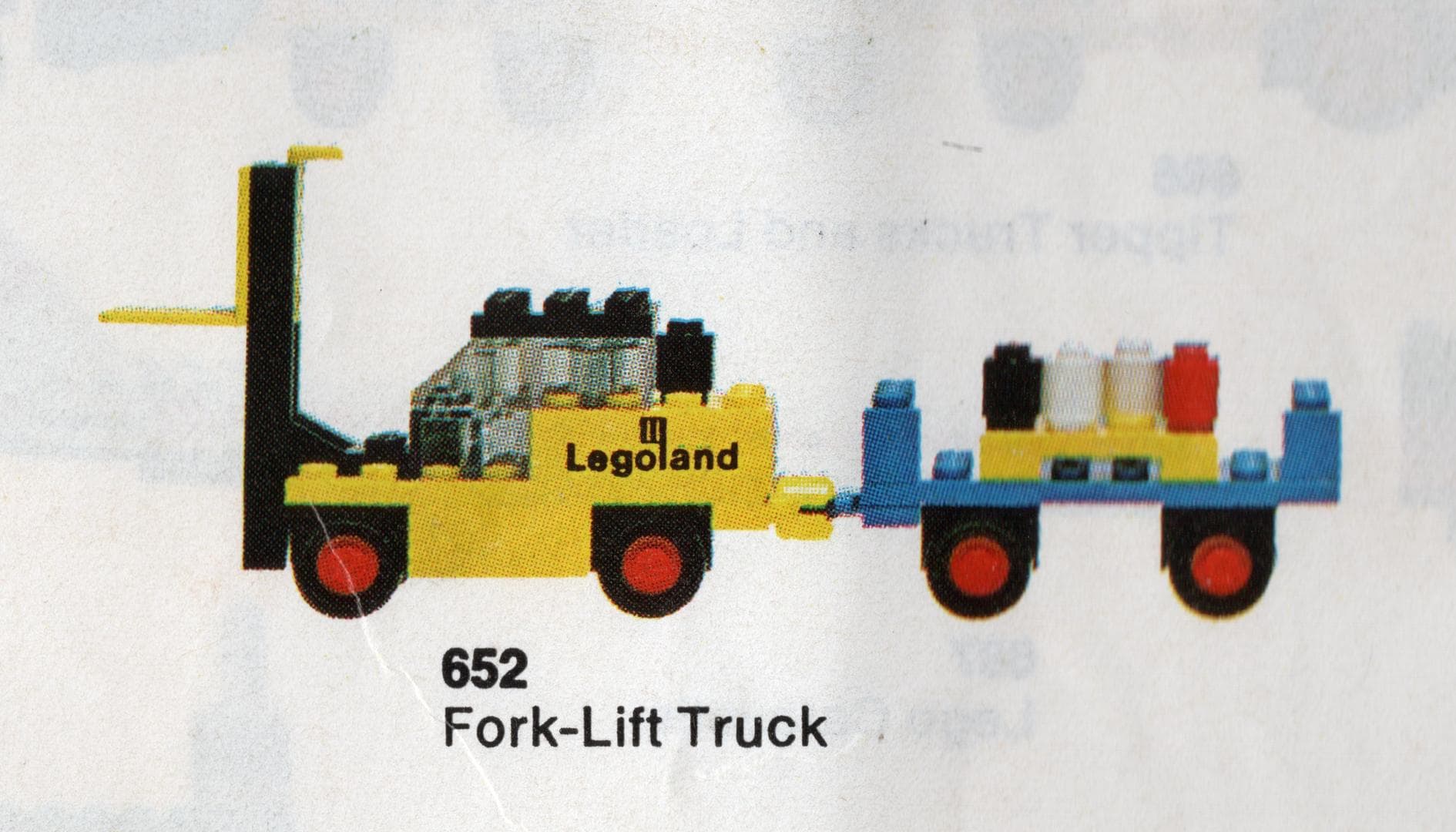 Fork Lift Truck and Trailer collectible