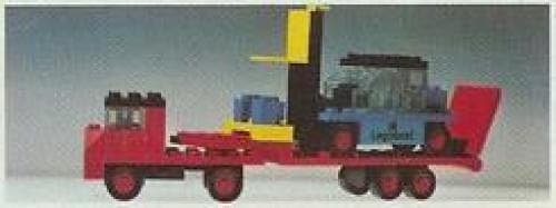 Low-Loader with Fork Lift Truck collectible