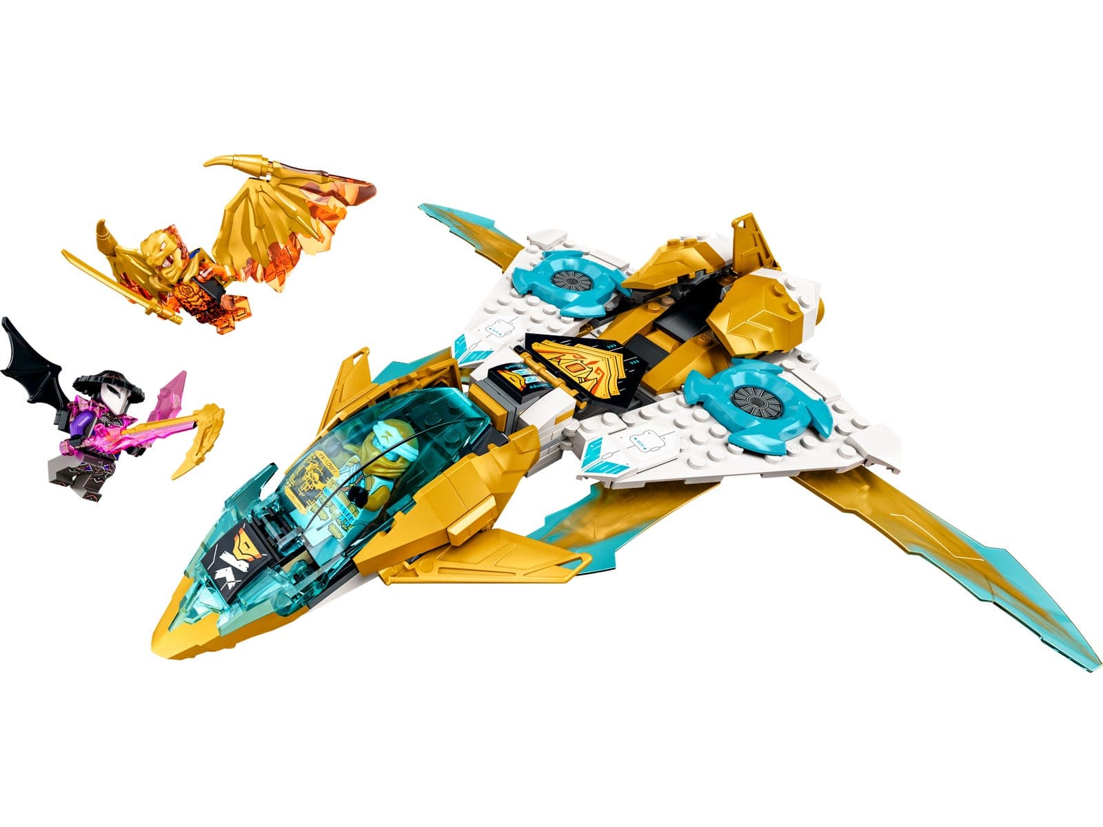 Zane's Golden Dragon Jet collectible