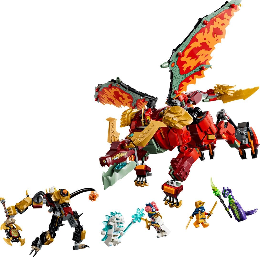 Wyldfyre's Transforming Dragon Mech collectible