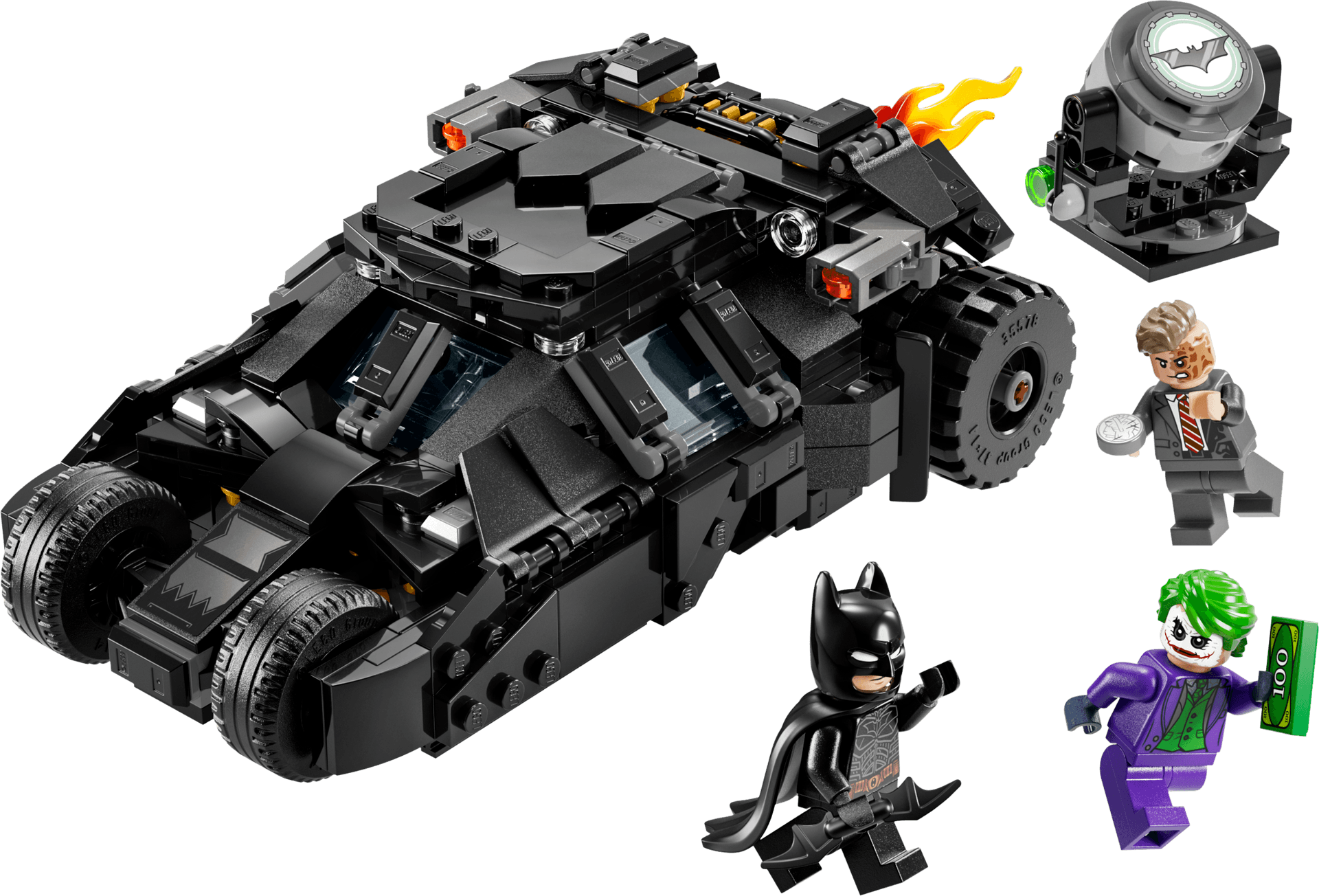 Batman Tumbler vs. Two-Face & The Joker collectible