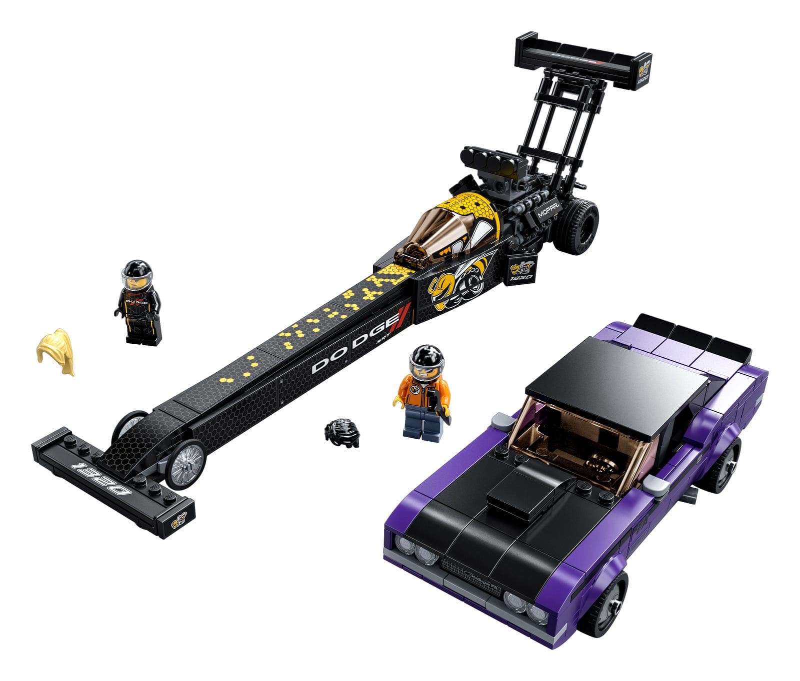 Mopar Dodge//SRT Top Fuel Dragster and 1970 Dodge Challenger T/A collectible