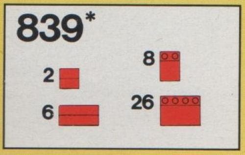 Red Roof Bricks Parts Pack, 33 Degree collectible
