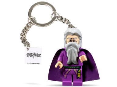 Dumbledore Key Chain with 2 x 2 Tile with Harry Potter Logo collectible
