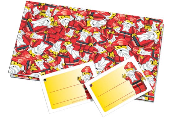 Santa Gift Wrap and Tags collectible